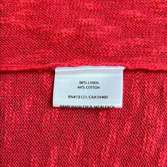 Eileen Fisher Linen Cotton Blend Cardigan - S - Picture 4 of 5